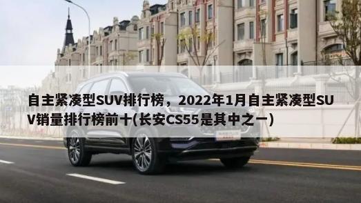 自主紧凑型SUV排行榜，2022年1月自主紧凑型SUV销量排行榜前十(长安CS55是其中之一)-第1张图片