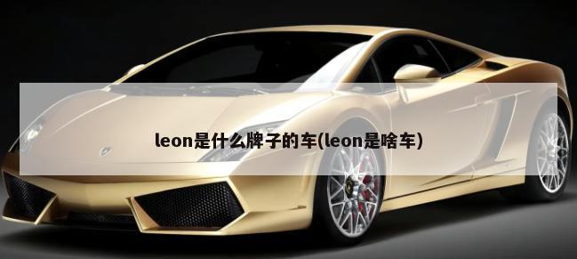 leon是什么牌子的车(leon是啥车)-第1张图片