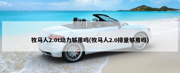 牧马人2.0t动力够用吗(牧马人2.0排量够用吗)-第1张图片