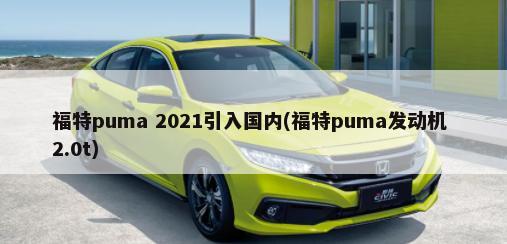 福特puma 2021引入国内(福特puma发动机 2.0t)-第1张图片