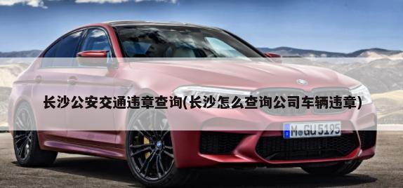 长沙公安交通违章查询(长沙怎么查询公司车辆违章)-第1张图片