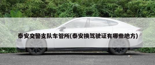 泰安交警支队车管所(泰安换驾驶证有哪些地方)-第1张图片