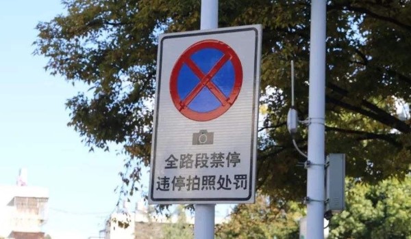 全线禁止停车标志路上停车不到5分钟，全线禁止停车标志为什么扣3分罚200-第3张图片