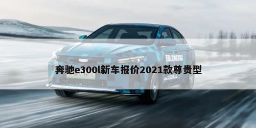 奔驰e300l新车报价2021款尊贵型-第1张图片