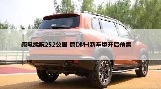 纯电续航252公里 唐DM-i新车型开启预售        -第1张图片
