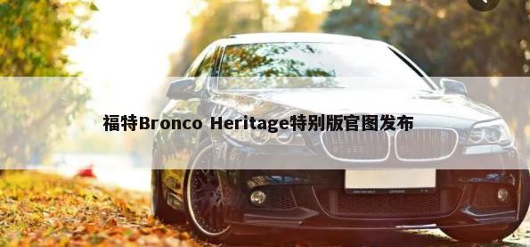 福特Bronco Heritage特别版官图发布        -第1张图片