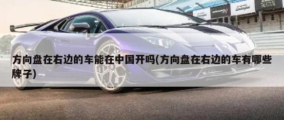 方向盘在右边的车能在中国开吗(方向盘在右边的车有哪些牌子)-第1张图片