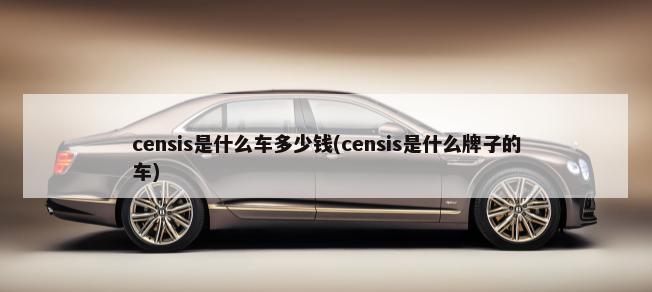 censis是什么车多少钱(censis是什么牌子的车)-第1张图片