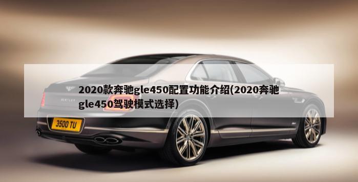 2020款奔驰gle450配置功能介绍(2020奔驰gle450驾驶模式选择)-第1张图片