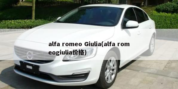alfa romeo Giulia(alfa romeogiulia价格)-第1张图片
