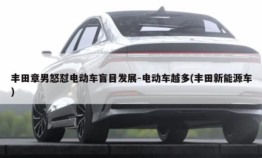 丰田章男怒怼电动车盲目发展-电动车越多(丰田新能源车)-第1张图片
