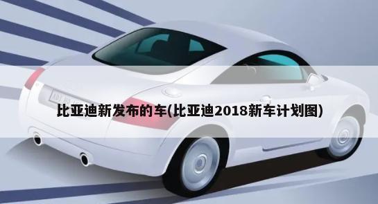 比亚迪新发布的车(比亚迪2018新车计划图)-第1张图片
