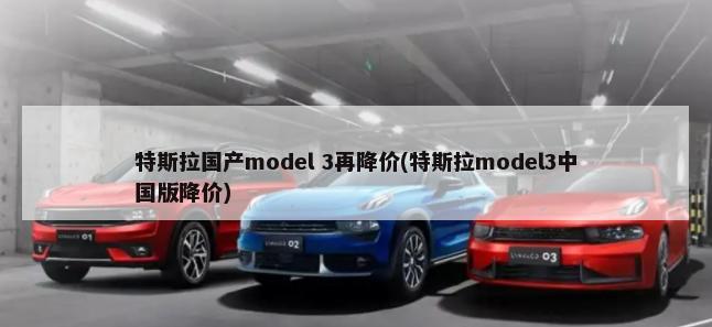 特斯拉国产model 3再降价(特斯拉model3中国版降价)-第1张图片