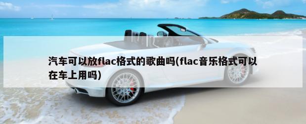 汽车可以放flac格式的歌曲吗(flac音乐格式可以在车上用吗)-第1张图片