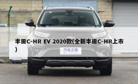 丰田C-HR EV 2020款(全新丰田C-HR上市)-第1张图片
