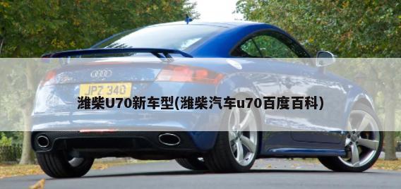 潍柴U70新车型(潍柴汽车u70百度百科)-第1张图片